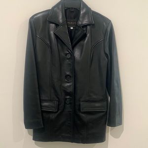 Women’s Michael Lawrence Cow Hide leather jacket.